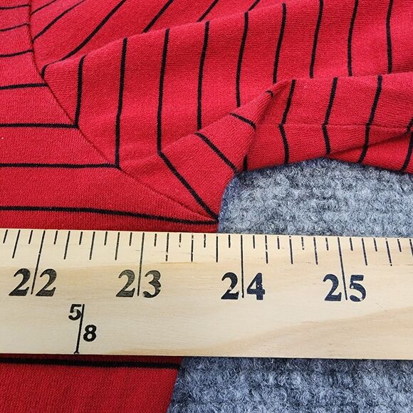 Ralph Lauren Polo Golf Shirt Men Large Red Black Stripe Short Sleeve Performance - Picture 5 of 16